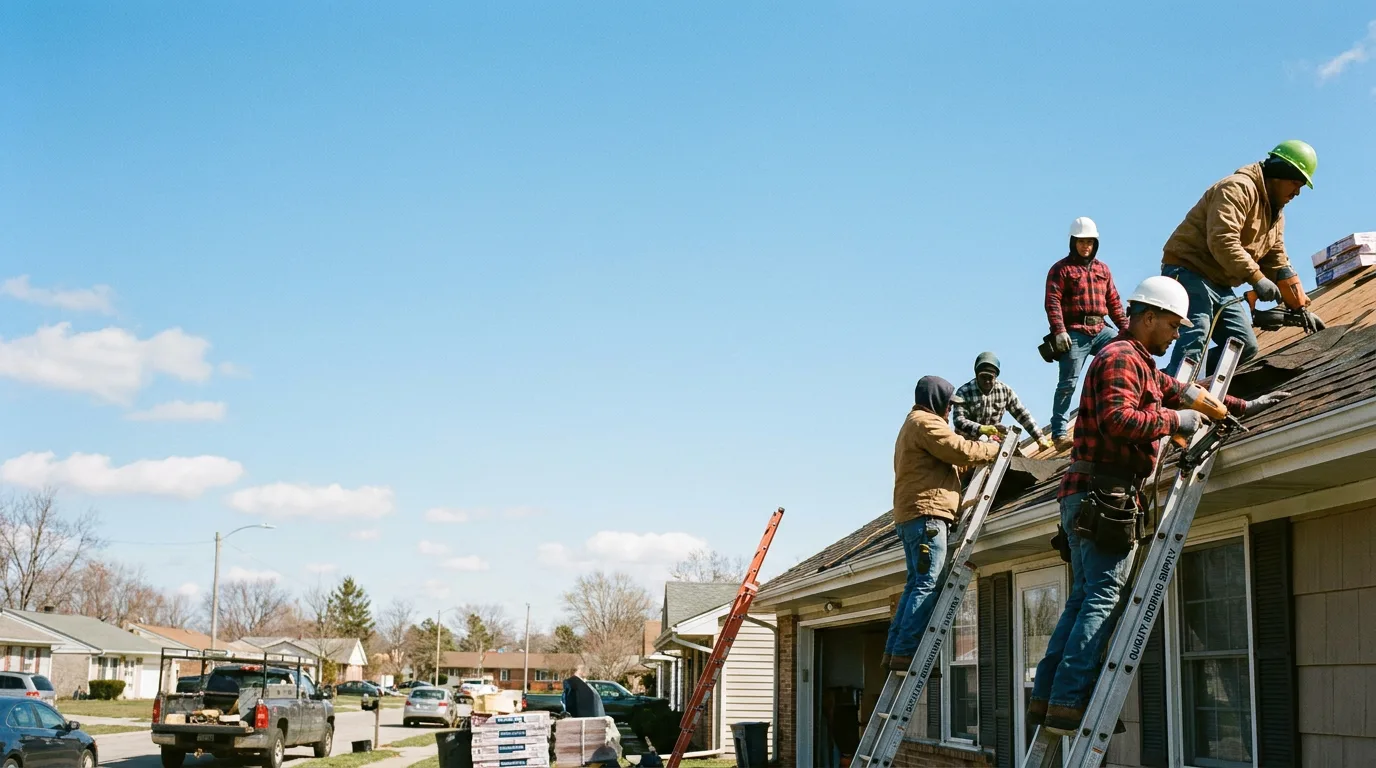 Roofing in La Monte, MO near me
